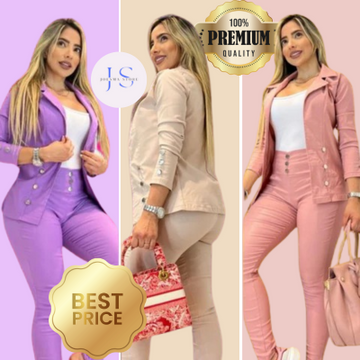 Conjunto de 3 piezas Dama (Blusa,Blazer y pantalón)💅