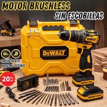 TALADRO PERCUTOR DEWALT 68V MOTOR BRUSHLESS (SIN ESCOBILLAS)