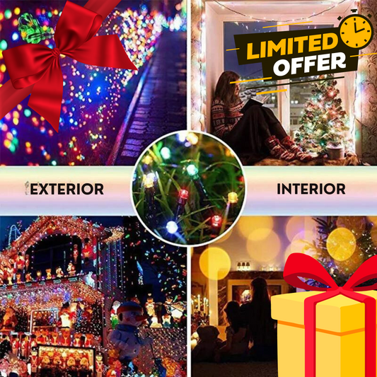 🎄🎅Destellos de Navidad Solar✨💚 paga 20 metros lleva 40 metros