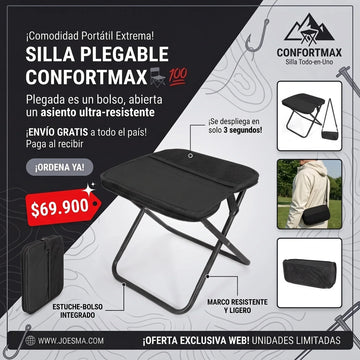 Silla Plegable ConfortMax💺💯