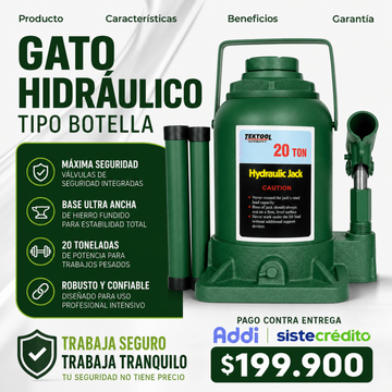 Gato 20 toneladas tektool