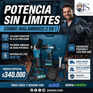 Combo Inalámbrico BRUSHLESS Makita 68V