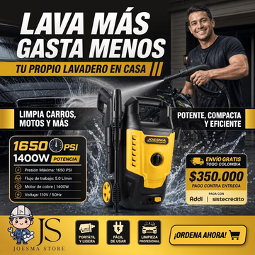 HIDROLAVADORA JOESMA POWER WASH 1650💪💧
