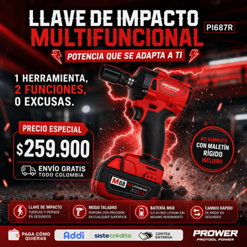 Pistola de impacto prower⚡💪