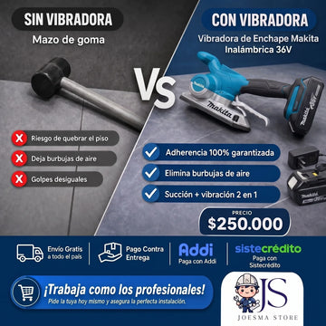 Vibradora Enchape makita