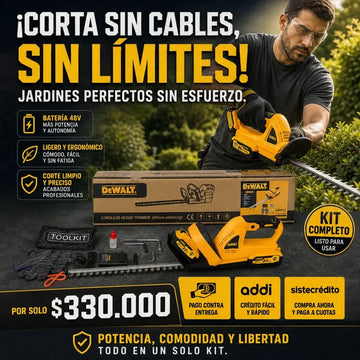 CORTASETOS INALAMBRICO DEWALT 48V