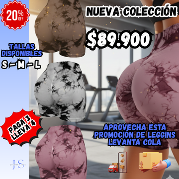 Leggins Levanta Cola🍑🏋‍♀💯 PAGA 3Unidades y lleva 4 (Surtidas)