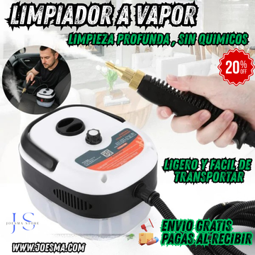 VAPOR PRO ♨️🚘 LIMPIADOR A VAPOR MULTIFUNCIONAL👌✅